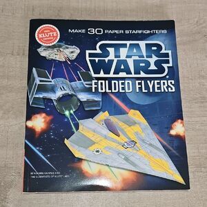 Star Wars Folded Flyers Paper Starfighters Kit NWT